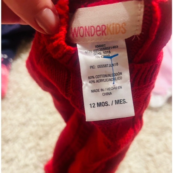 Cute 12 mos (one is 12-18 mos) sweaters perfect for the holidays - Picture 4 of 8